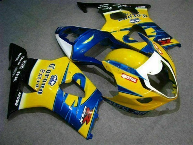 03-04 Jaune Bleu GSXR 1000 Carénage Moto