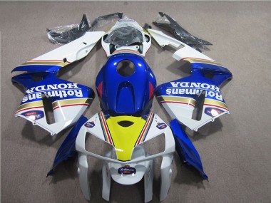 05-06 Bleu Blanc Rothmans CBR600RR Carénage Moto