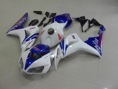 06-07 Blanc Nacré Bleu CBR1000RR Carénage Moto