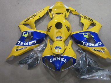 06-07 Jaune Bleu Camel CBR1000RR Carénage Moto