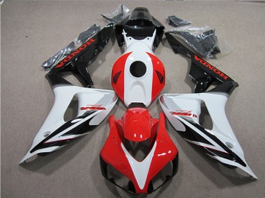 06-07 Noir Blanc Rouge Fireblade CBR1000RR Carénage Moto