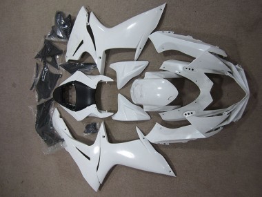 11-21 Blanc GSXR 600 Carénage Moto