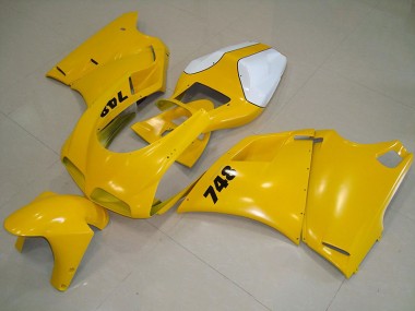 93-05 Jaune Ducati 748 916 996 996S Kit Carénages Motos Complet